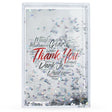 Father's Day Clear Rectangular Plastic Glitter Water Picture Frame in Clear color Rectangle