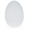 Snowy Delight: Set of 2 White Plastic Jumbo Size Easter Eggs 10 Inches ,dimensions in inches: 10 x  x 7