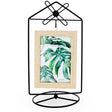 Sleek Windmill Design Black Photo Frame and Ornament Holder 6-Inch in Black color,  shape