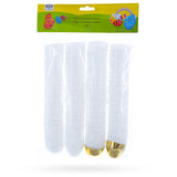 47 White Plastic Easter Eggs + 1 Surprise Golden Egg SetUkraine , dimensions in inches: 2.25 x 1.65 x 1.65