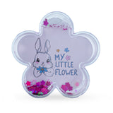 Flower-Shaped Clear Acrylic Plastic Water Globe Picture Frame in Clear color, Star shape