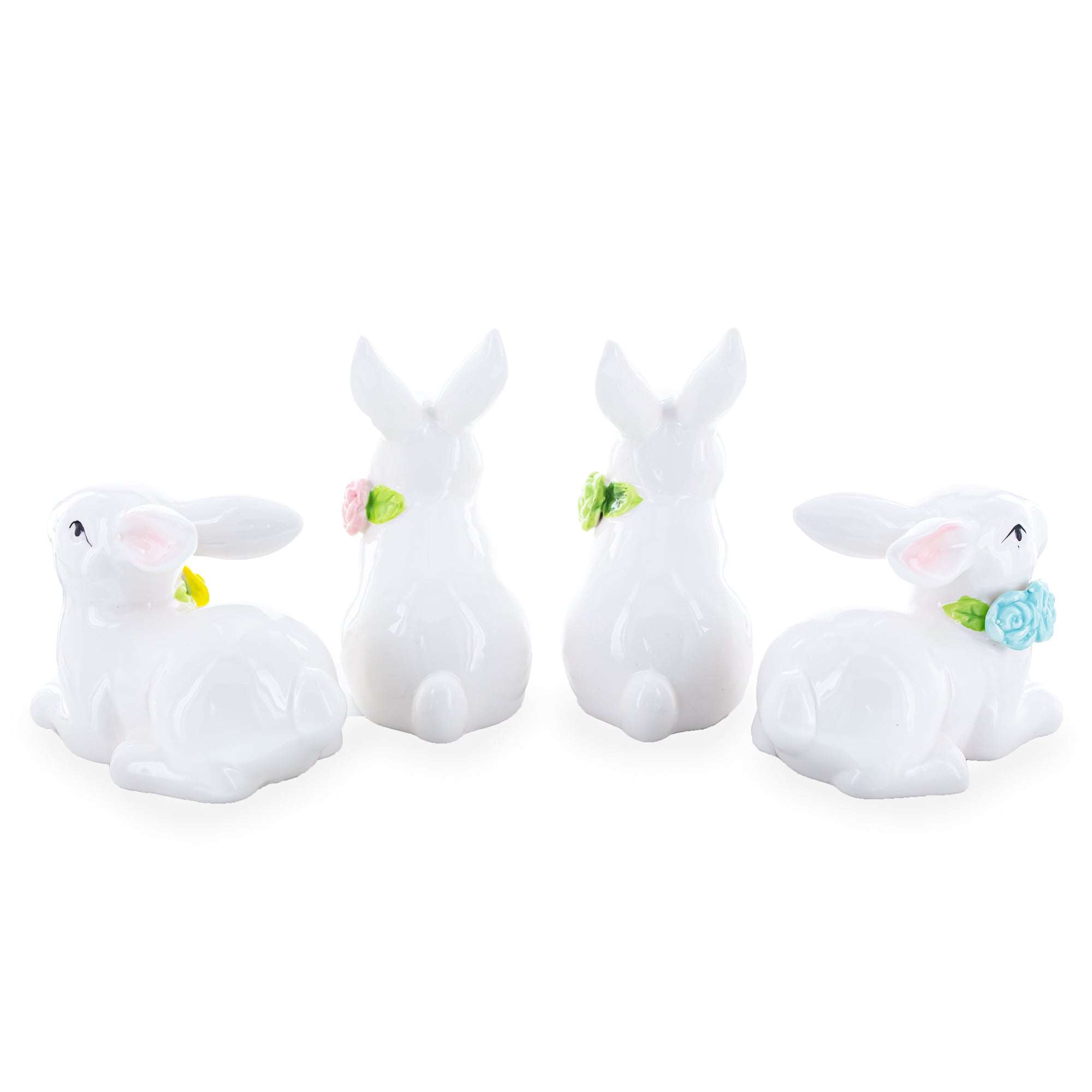 Shop Set of 4 Porcelain Easter Bunnies 4 Inches. Buy Easter Figurines Bunnies Multi   for Sale by Online Gift Shop BestPysanky Santa Claus figurine decoration
