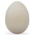 Wood Flat-Bottomed Linden Wooden Egg Unfinished DIY Craft 2.5 Inches in Beige color Oval