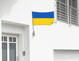 BestPysanky online gift shop sells Ukrainian flag Ukraine banner Flag of Ukraine stand with Ukraine Car Flag