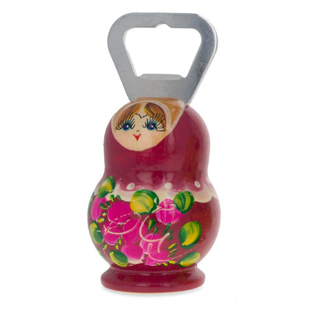 Pink Doll Bottle Opener 3.7 Inches in Pink color