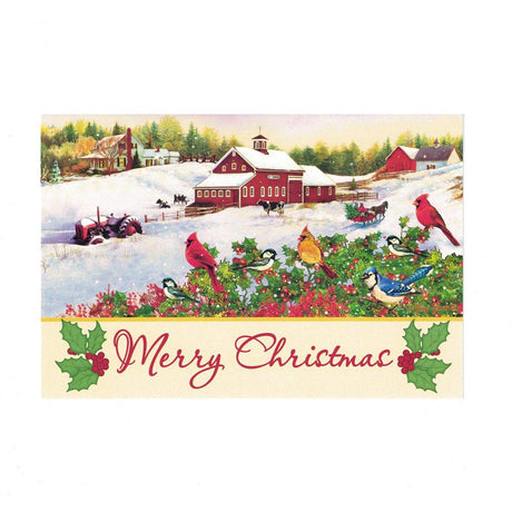 It's Christmas! Merry Christmas Greeting Card in Multi color Rectangular