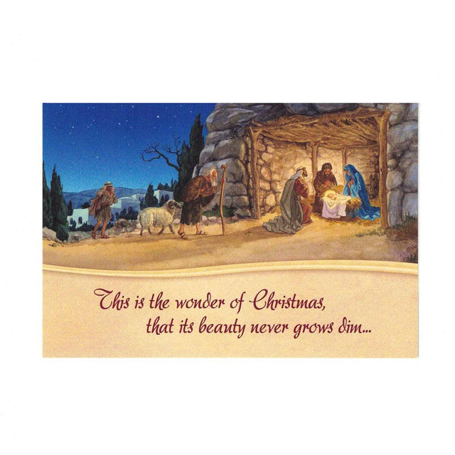 Set of 2 Religious Greeting Cards in Multi color, Rectangular shape