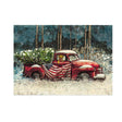 It's Christmas! Set of 2 Old Fashioned Greeting Cards in Multi color Rectangular
