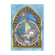 It's Christmas! Baby Jesus In Manger Greeting Card in Multi color Rectangular