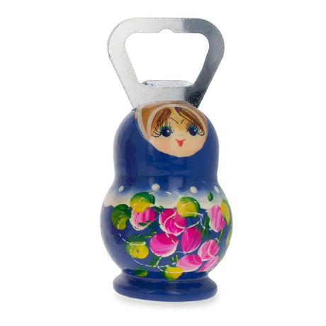 Blue Doll Bottle Opener 3.7 Inches in Blue color