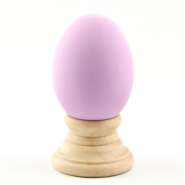 Pastel Purple Ceramic Easter Egg 2.5 Inches in Purple color, Oval shape