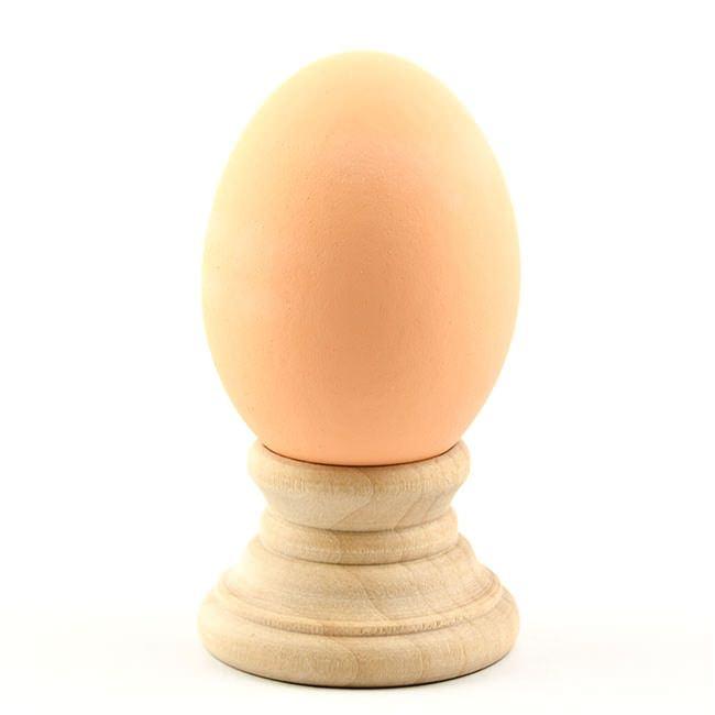 Pastel Orange Ceramic Easter Egg 2.5 Inches in Orange color, Oval shape