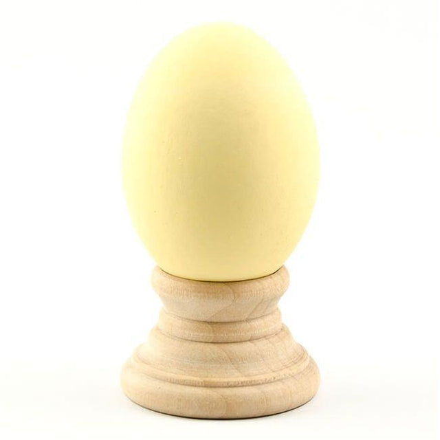 Pastel Yellow Ceramic Easter Egg 2.5 Inches in Yellow color, Oval shape