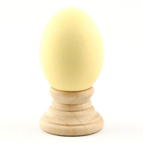 Pastel Yellow Ceramic Easter Egg 2.5 Inches in Yellow color Oval
