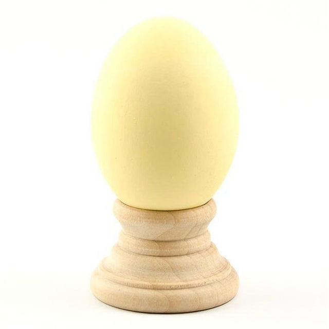 Pastel Yellow Ceramic Easter Egg 2.5 Inches in Yellow color Oval