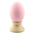 Pastel Pink Ceramic Easter Egg 2.5 Inches in Pink color Oval