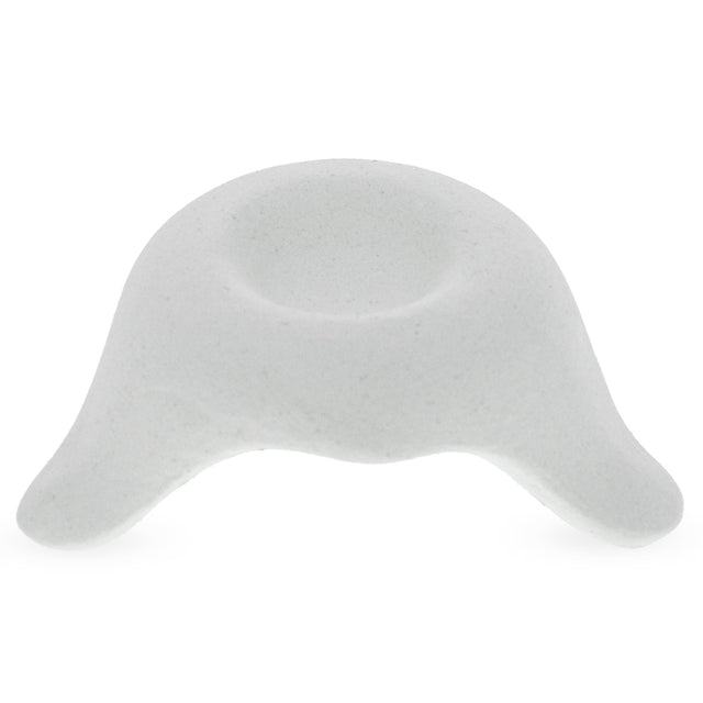 Ceramic Ceramic White Egg Stand Holder Display in White color