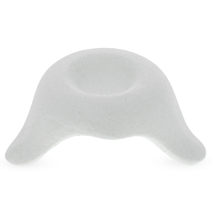 Ceramic White Egg Stand Holder Display in White color