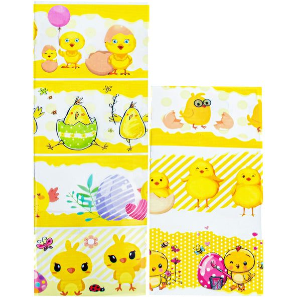 7 Oriental Style Chicks Easter Egg Decorating Wraps by BestPysanky