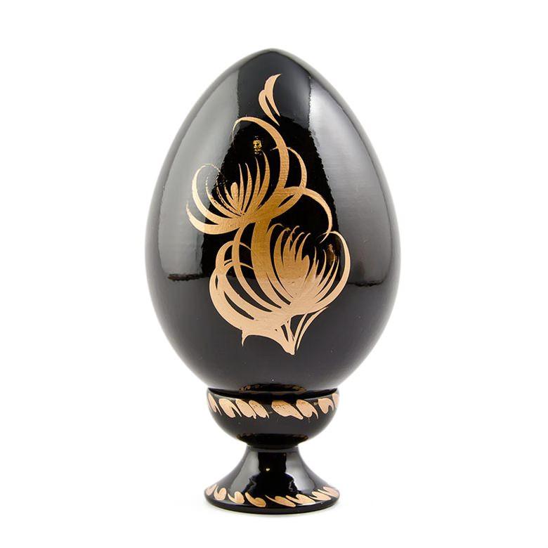 Buy Online Gift Shop Autumn Leaves Ukrainian Hi-Gloss Wooden Easter Egg