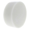 White Pure Filtered Circle Beeswax 0.8 oz in White color Round
