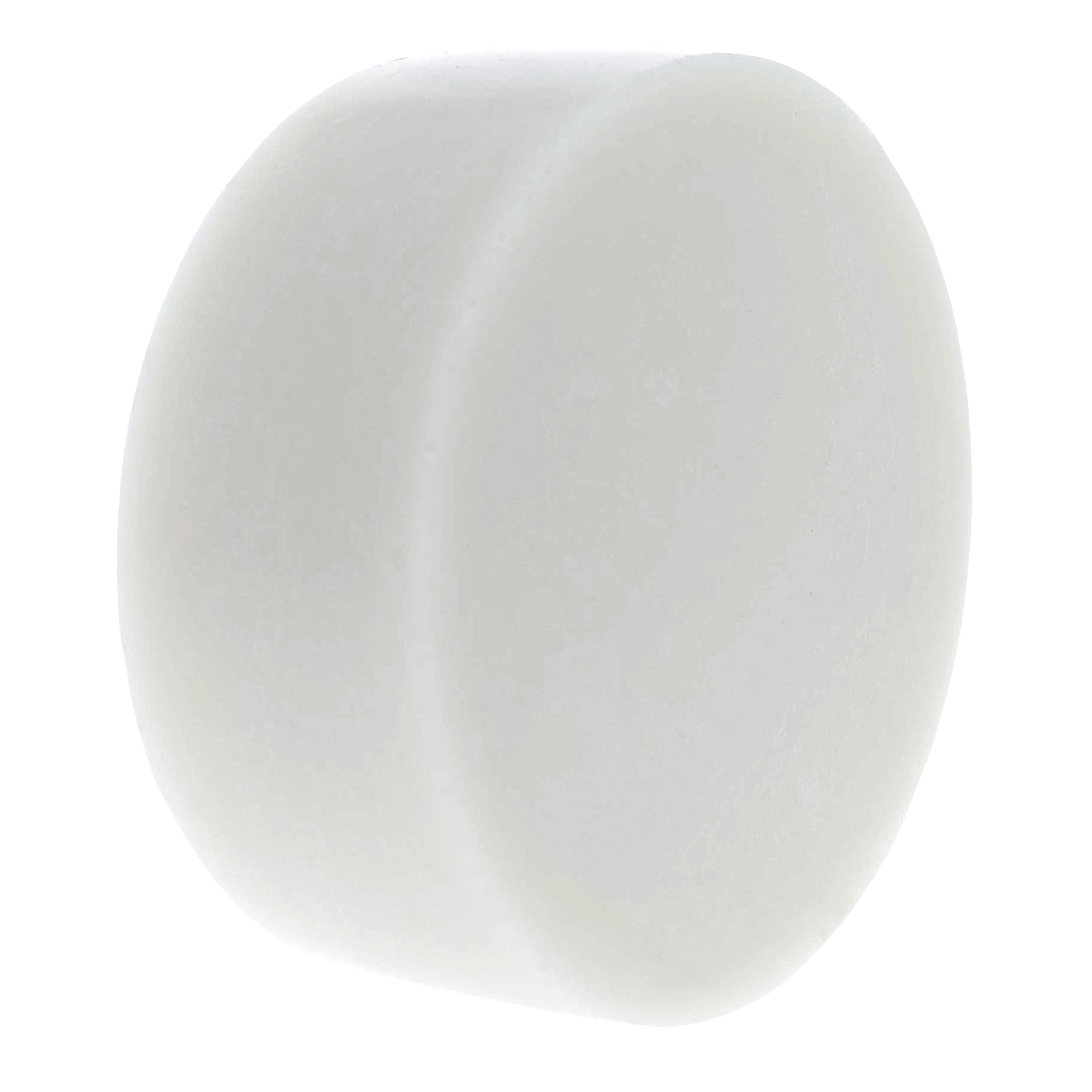 White Pure Filtered Circle Beeswax 0.8 oz in White color Round