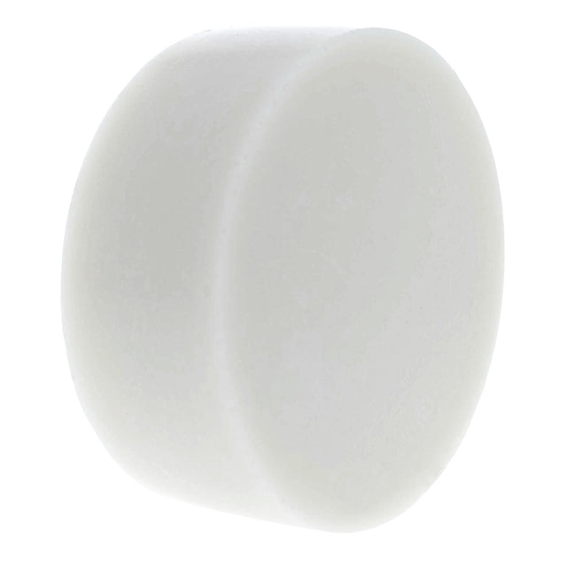 White Pure Filtered Circle Beeswax 0.8 oz in White color Round