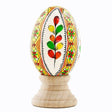 Willow Ukrainian Hand Painted Wooden Easter Egg in  color Oval