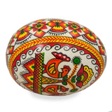 Hen Ukrainian Wooden Easter Egg Pysanka on a Stand 3.75 InchesUkraine , dimensions in inches: 3.75 x 2.5 x 1.85