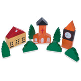 Shop Set of 40 Pieces City Vehicles, Buildings, and Signs Wooden Blocks. Buy Toys Baby & Toddler Toys Multi   for Sale by Online Gift Shop BestPysanky children kid child learning educational build building play game set