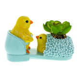 Shop Easter Chick Planter – Decorative Shoe-Shaped Succulent Pot with Floral Accents. Buy Easter Figurines Bunnies Multi   for Sale by Online Gift Shop BestPysanky Easter Bunny figurine decoration