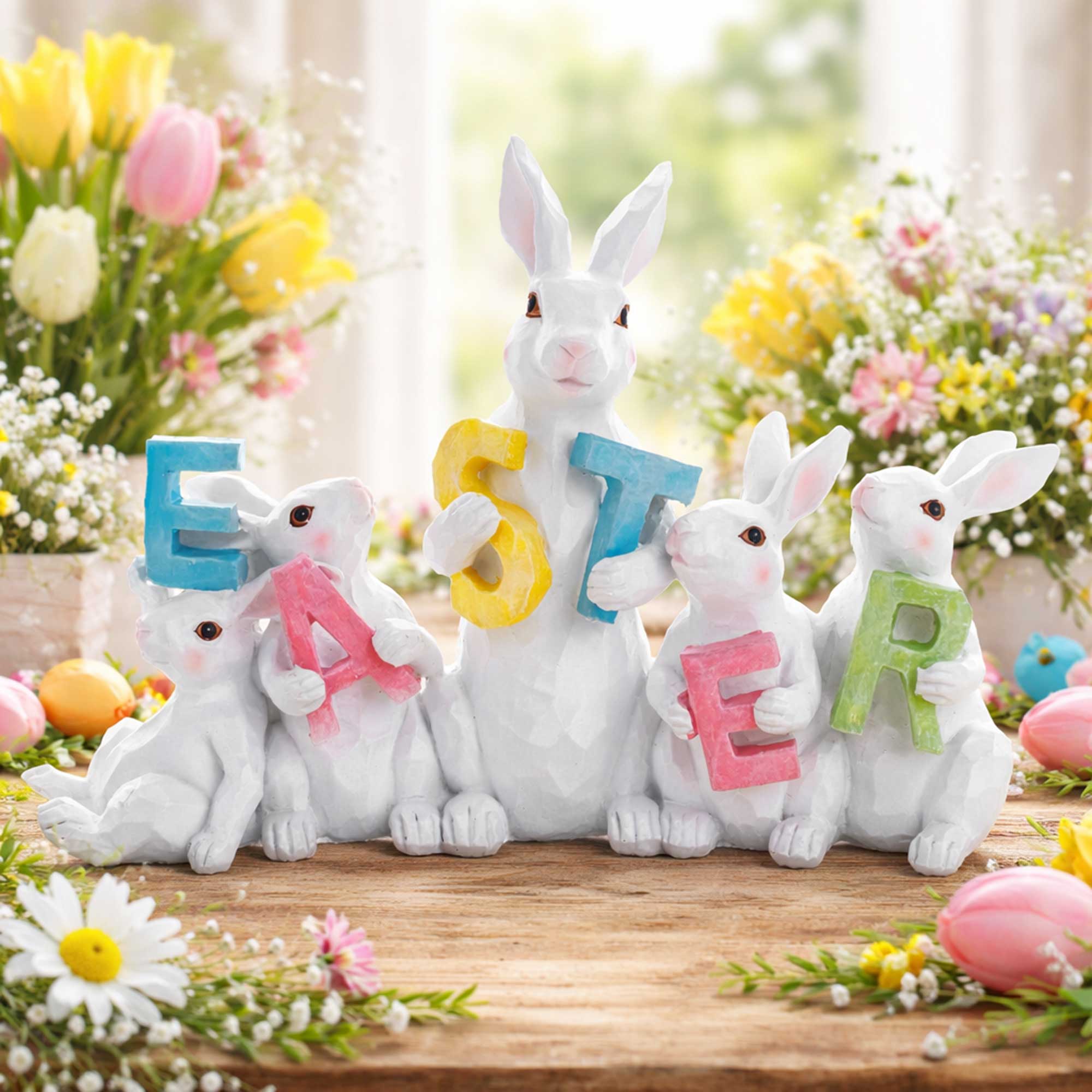 Buy Easter Figurines Bunnies by BestPysanky Online Gift Ship