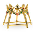 Alexander Palace Egg Display Stand Holder 2.1 Inches in Gold color,  shape