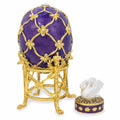 1906 The Swan Royal Imperial Easter Egg in Purple color Oval