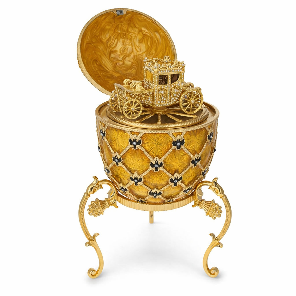 Shop 1897 Imperial Coronation Royal Easter Egg 7 Inches. Buy Royal > Royal Eggs > Imperial Gold Oval