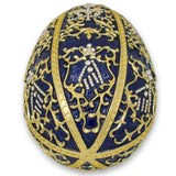 1895 Twelve Monograms Royal Imperial Metal Easter Egg