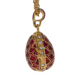 BestPysanky online gift shop sells jewelry Russian Easter egg pendant necklace charm locket jeweled enameled crystals vintage style Faberge Swarovski