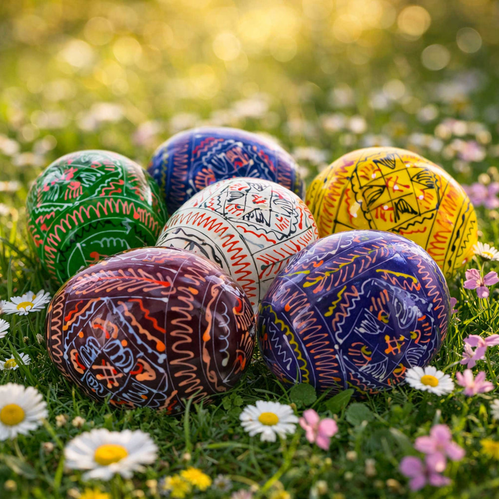 Buy Easter Eggs Wooden Pysanky Sets by BestPysanky Online Gift Ship