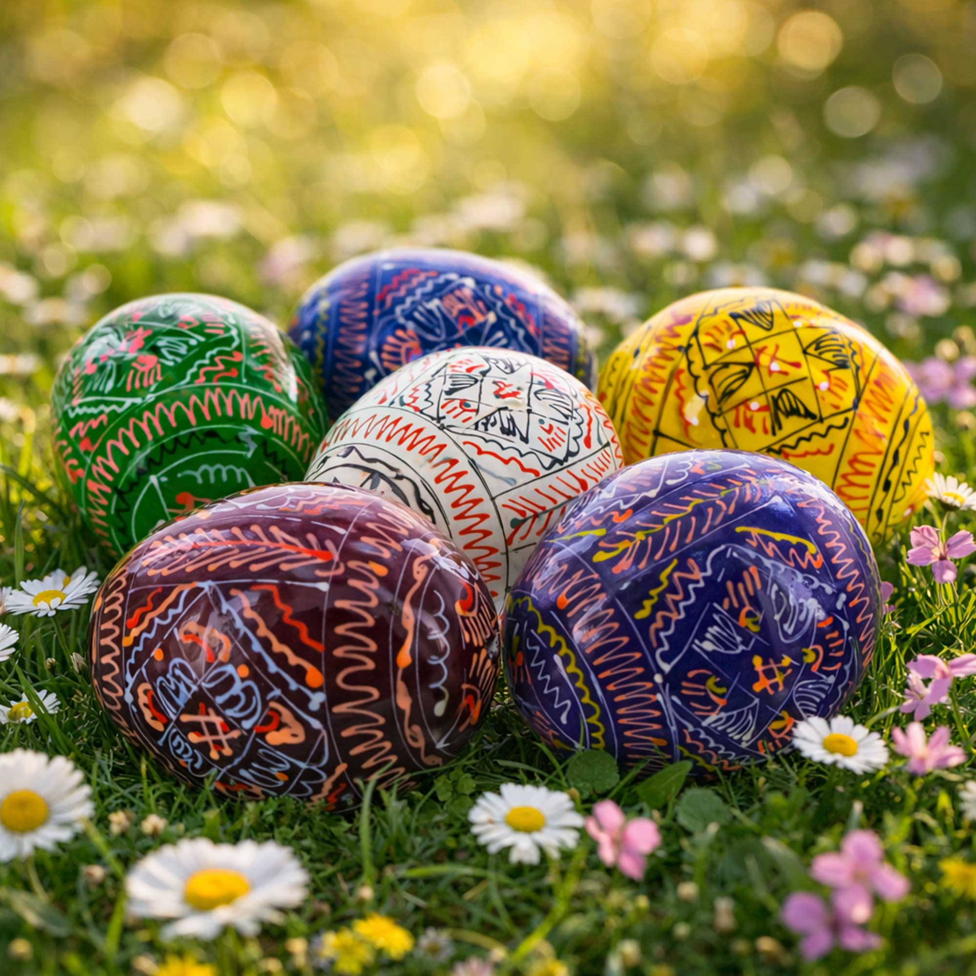 Buy Easter Eggs Wooden Pysanky Sets by BestPysanky Online Gift Ship