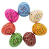 Set of 7 Wooden Ukrainian Easter Eggs by BestPysanky